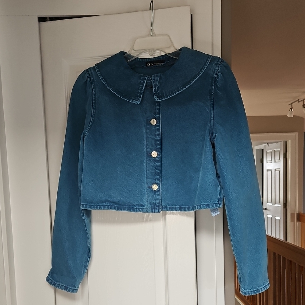Zara Indigo Denim Jacket